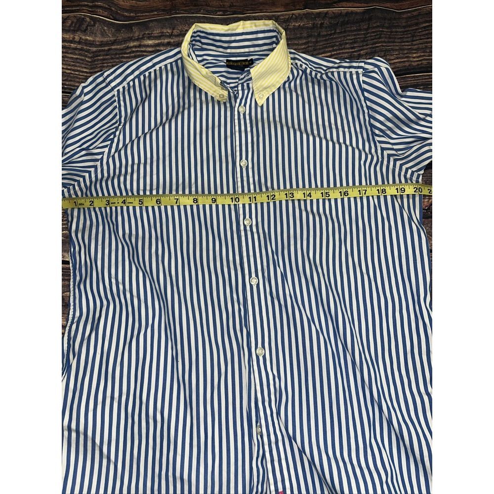 Ralph Lauren Rugby Vertical Striped Pastel Button Down Boys 12 - Picture 4 of 5
